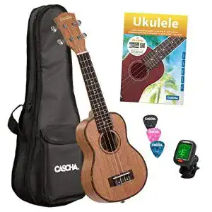 Ukulele cascha sopran set kinder erwachsene starter kit
