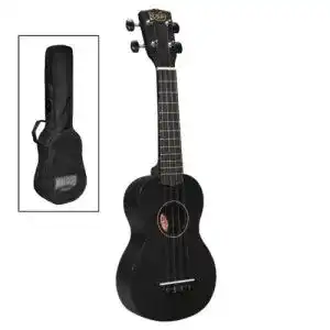 Ukulele korala sopran m tasche schwarz
