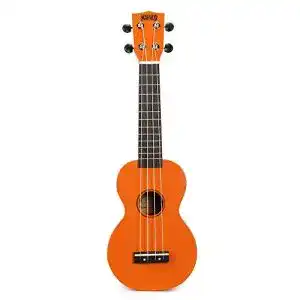 Ukulele mahalo regenbogen sopran orange glaenzendes gehaeuse