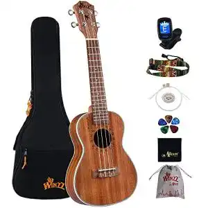Ukulele winzz konzert 23 zoll erwachsene kinder anfaenger set