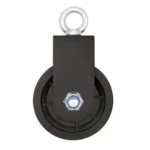 Umlenkrolle lfj 90mm seilrolle mit u haltebuegel block fuer seile
