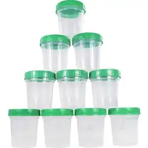 Urinbecher medi inn medi inn mit schraubdeckel gruen 10 stueck