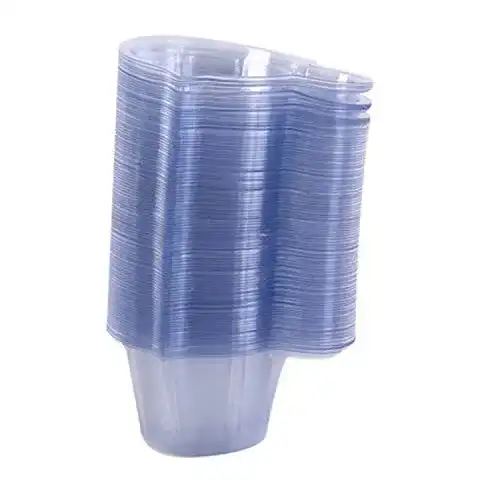 Urinbecher PPX 100 Stück – 40ml Einweg-Urinprobenbecher aus Kunststoff