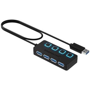 USB-Hub Sabrent USB Hub 3.2x1, USB Adapter, USB Verteiler - usb hub sabrent usb hub 3 2x1 usb adapter usb verteiler