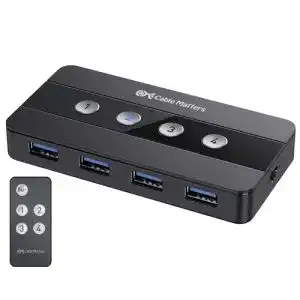 Usb switch cable matters 4 port usb 3 0 kvm switch hub