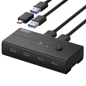 Usb switch fideco usb 3 2 gen 1 switch aluminium usb km