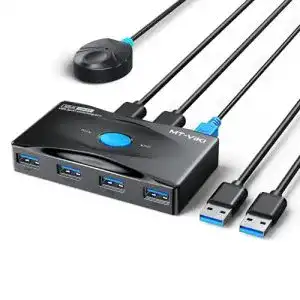Usb switch mt viki 2 in 4 out usb switch 2pc usb 3 0 kvm