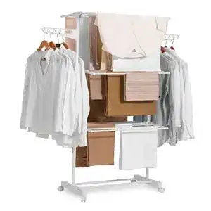 Waeschestaender mit rollen newteck newlux waeschestaender