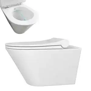 Wand wc spuelrandlos kerabad wc mit bidet funktion
