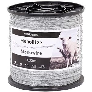 Weidezaunlitze VOSS.farming Monolitze Polydraht transparent - weidezaunlitze voss farming monolitze polydraht transparent