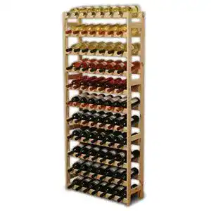 Weinregal modo24 holz unbehandelt 72 5 x 25 x 166 cm
