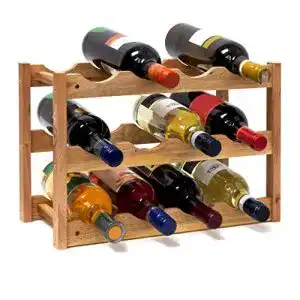 Weinregal relaxdays klein flaschenregal 12 flaschen wein