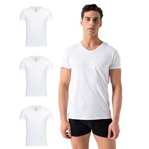 Weißes T-Shirt Herren Burnell & Son Herren T-Shirt 3er Pack