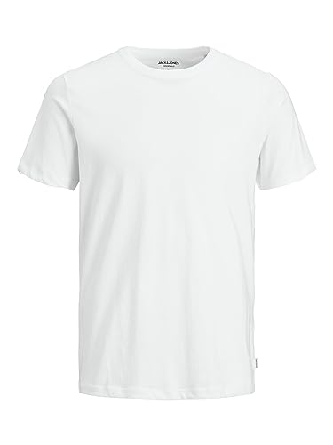 Weißes T-Shirt Herren JACK & JONES Organic Basic SS Crew Shirt