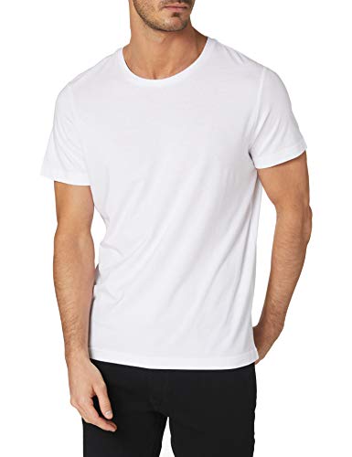 Weißes T-Shirt Herren s.Oliver Herren 03.899.32.5049 T Shirt, Weiß