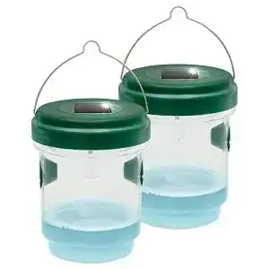 Wespenfalle gardigo und mueckenfalle solar 2 in 1 2er set