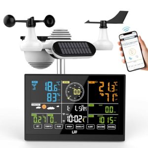 Wetterstation WLAN LFF Wetterstation Funk mit Außensensor - wetterstation wlan lff wetterstation funk mit aussensensor