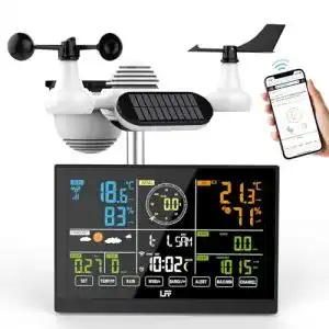 Wetterstation wlan lff wetterstation funk mit aussensensor