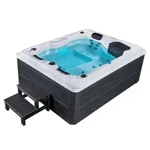 Whirlpool artsauna outdoor oasis mit treppe spa
