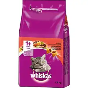 Whiskas katzenfutter whiskas 1 katzenfutter rind 1 x 1 9 kg