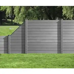 Wpc zaun hori sichtschutz zaun steckzaun gartenzaun
