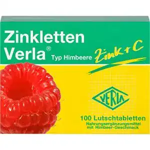 Zinktabletten verla 09704814 zinkletten himbeere 100 st
