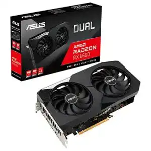 8gb grafikkarte asus dual amd radeon rx6600 8g gaming