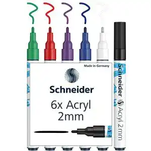 Acrylstifte schneider paint it set 1 mit 2 mm rundspitze