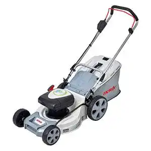 Akku rasenmaeher mit mulchfunktion ikra akku rasenmaeher 2