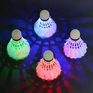Badminton baelle lypumso led badminton baelle 4 stueck led licht