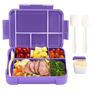 Bento-Box Inngly Kinder Brotdose mit Fächern, 1300ML BPA Frei