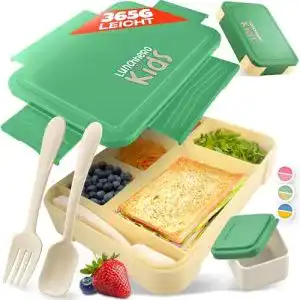 Bento box lunch hero brotdose kinder mit faechern