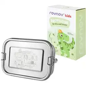 Bento box roynoy edelstahl brotdose kinder wasserdicht