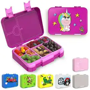 Bento box takway brotdose kinder mit faechern 42 robust