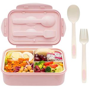 Bento-Box TTBAODAN Lunchbox mit Fächern, 1400ml Bento Box