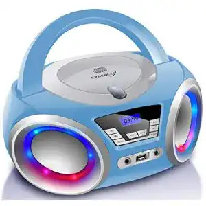 Cd player cyberlux mit led beleuchtung kopfhoereranschluss