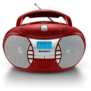 Cd player karcher rr 5025 r tragbares cd radio boomboxen