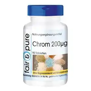 Chrom tabletten fair pure chrom tabletten 200mcg