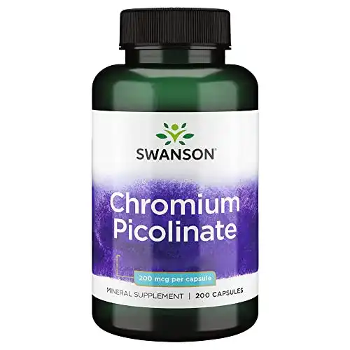 Chromtabletten Swanson Chromium Picolinate 200mcg, 200 Kapseln