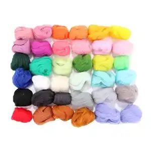 Filzwolle rosenice 36 farben maerchenwolle schafwolle set