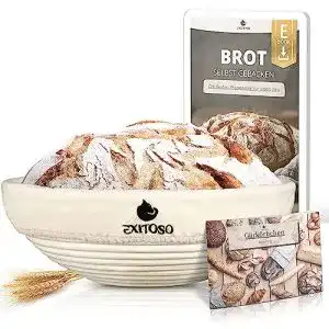 Gaerkoerbchen exitoso rund 1kg aus peddigrohr o25cm beige