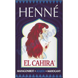 Henna-Haarfarbe Henné El Cahira, Henna Mahagoni Rot - henna haarfarbe henne el cahira henna mahagoni rot