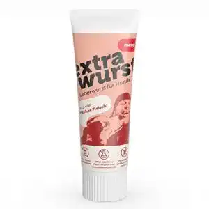 Hundeleberwurst mera extrawurst getreidefreie 75g tube