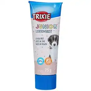 Hundeleberwurst trixie junior leberwurst fuer hundewelpen 75 g