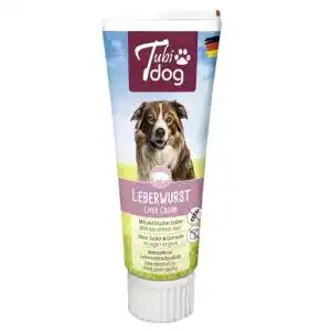 Hundeleberwurst tubi dog 12 x tubi dog in der tube 75g 12er