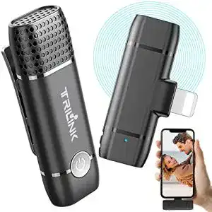Iphone mikrofon trilink wireless lavalier mikrofon fuer iphone