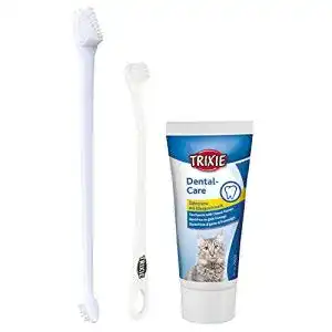 Katzenzahnpasta trixie 25620 zahnpflege set katze 3 stueck