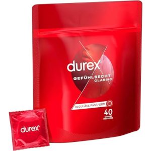 Kondom Durex Feeling Sensitive Sparpack, 40 Stück