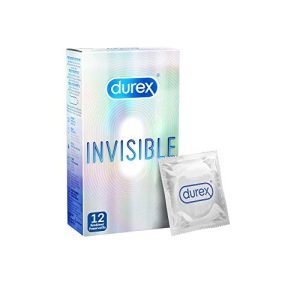 Kondom Durex Invisible, Dünn, transparent, mit Silikongleitgel