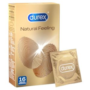 Kondom Durex Natural Feeling, Perfekter Sitz & leichtes Abrollen